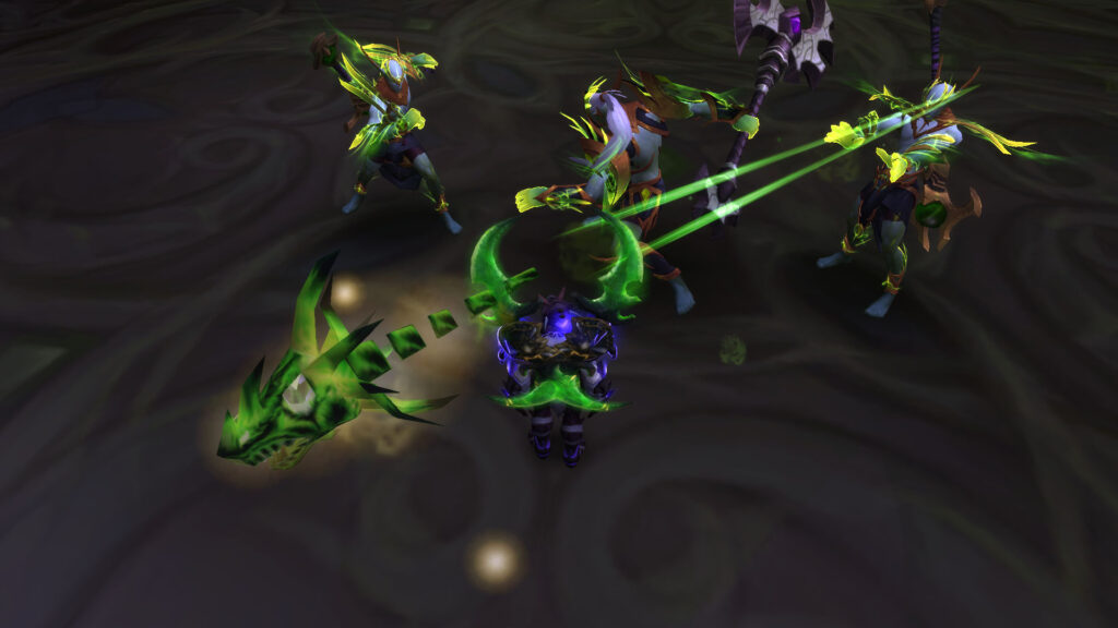 WoW Fight With Mana Elves